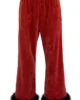 Anett Velour Trousers - Terra1