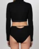 Meryl Knit Bra Top - Black4