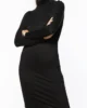 Reina Turtleneck Slip - Black3