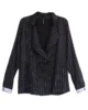 Striped PJ Jacket - Black & White3