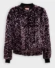 Una Sequin Bomber - Pink