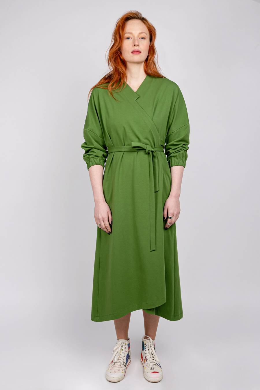 Wrap dress Nara - Green