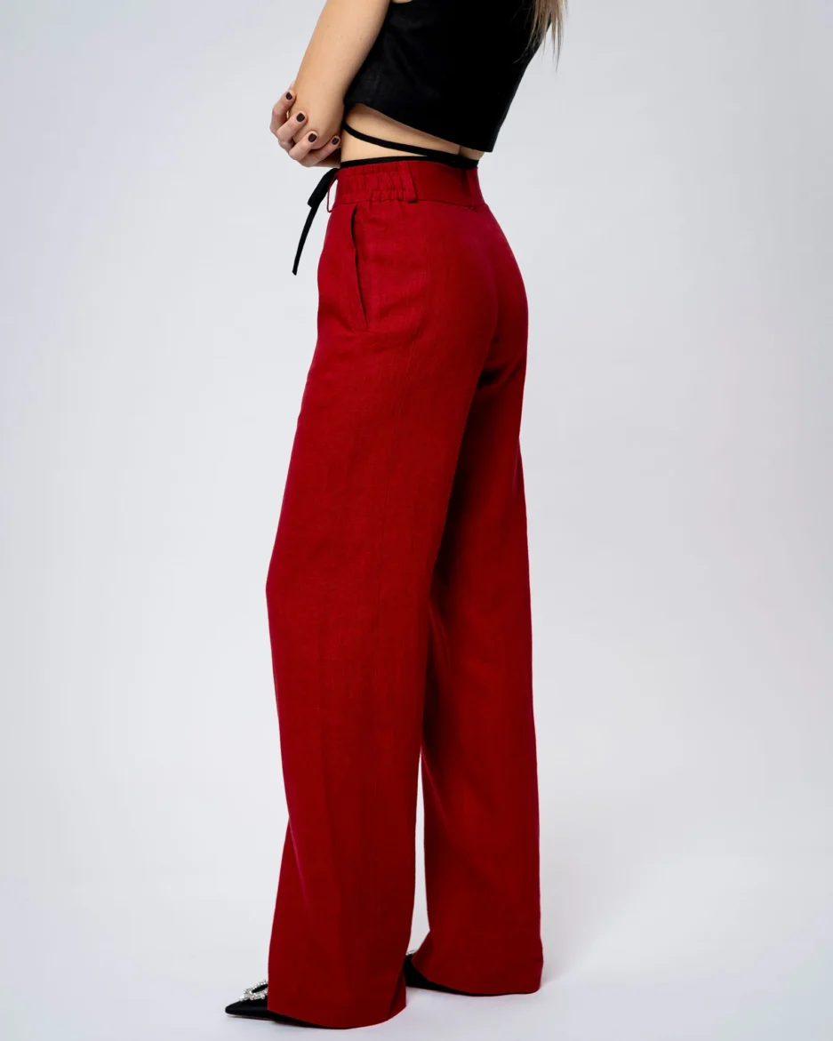 Muulin-Women-Linen-Pants-Carol-Red-1