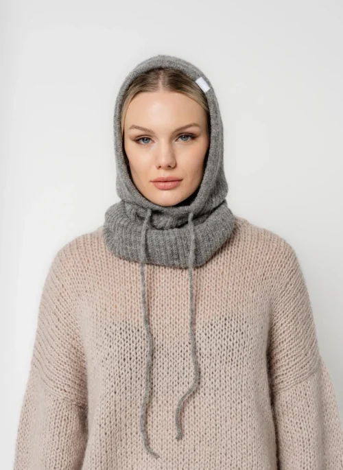 Alpakavillane Balaclava - Hall