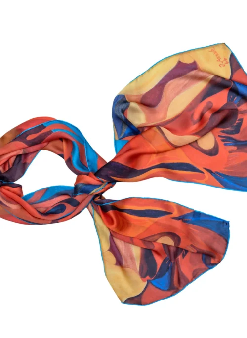 ARRAK SEASIDE FORMS 1966 SILK SHAWL