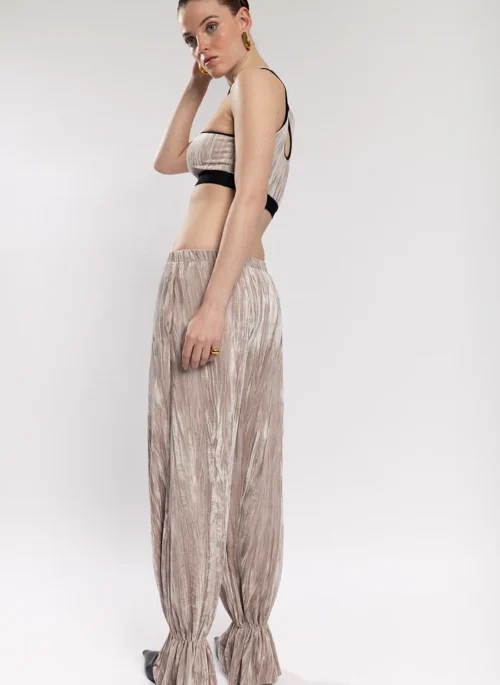 Kerli Velvet Trousers - Cream