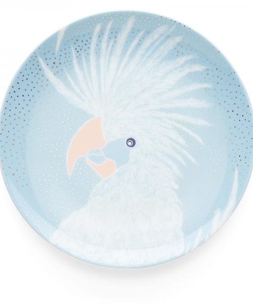 Helesinine desserditaldrik linnuga