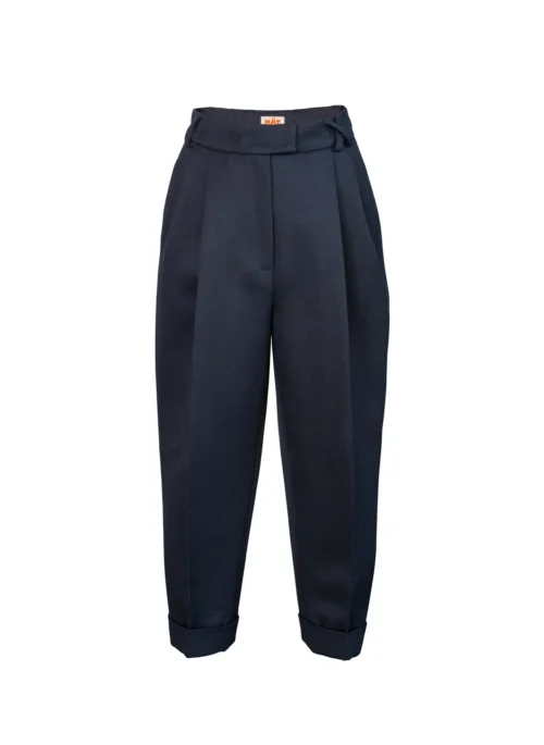 KYRA Wool Pants - Dark Blue