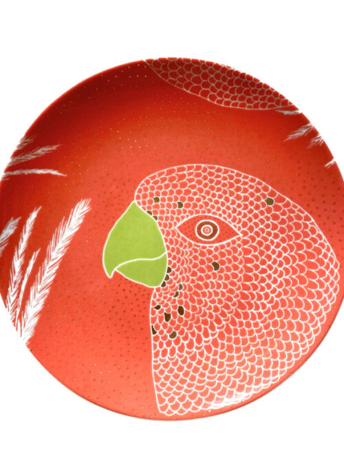 Currant red dessert plate