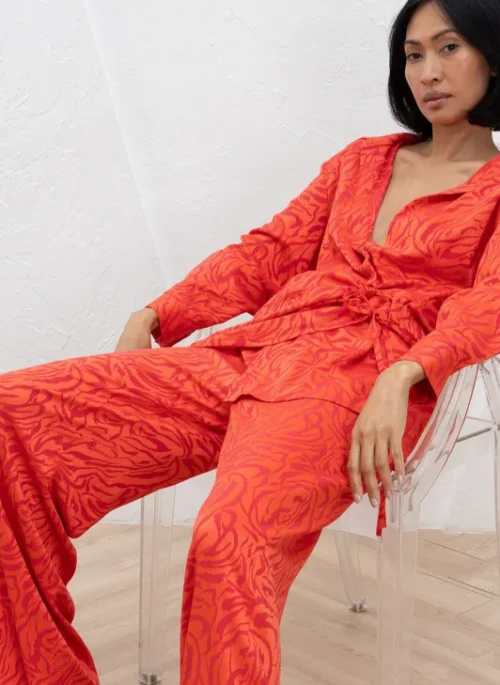 CHLOE Viscose Pants - Smoothie