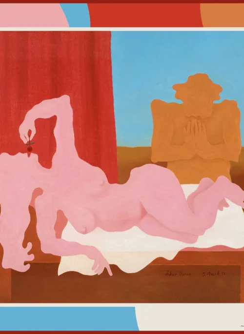 ARRAK ÄRKAV VEENUS (1971) 120x120cm SIIDIRÄTIK