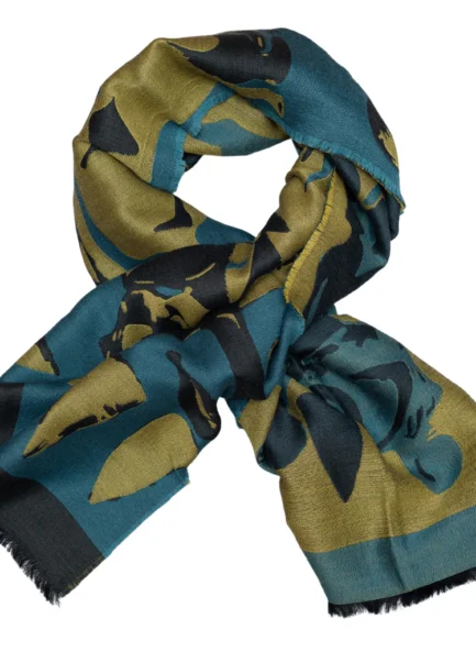 ARRAK “HUMANS” (1966) IN TEAL MUSTARD MUFFLER