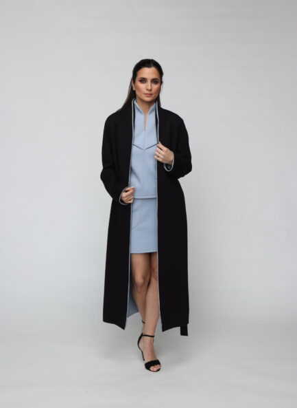 Coat Beatrice neoprene black
