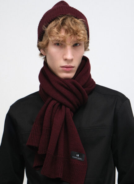 Merino wool scarf SALVIA