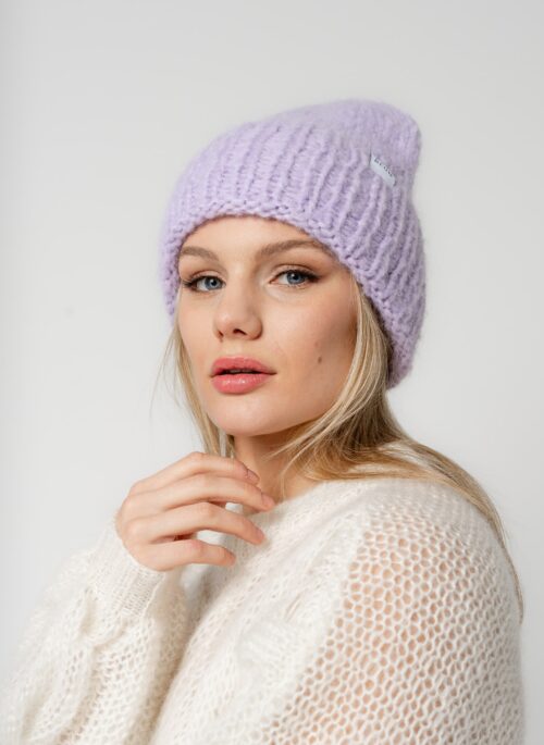 Alpaka müts - Lavendel