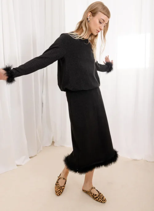 Harriet Disco Skirt - Black