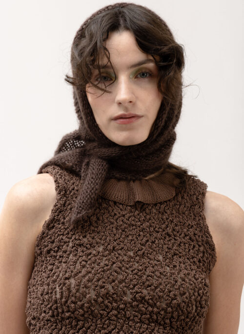 Mohäärist Aino sall - Pruun