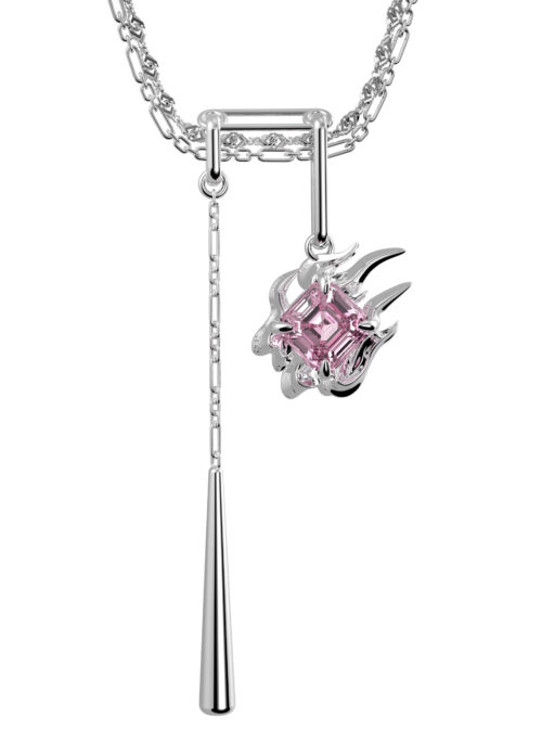 NIGHT FIRE DUO-CHAIN NECKLACE