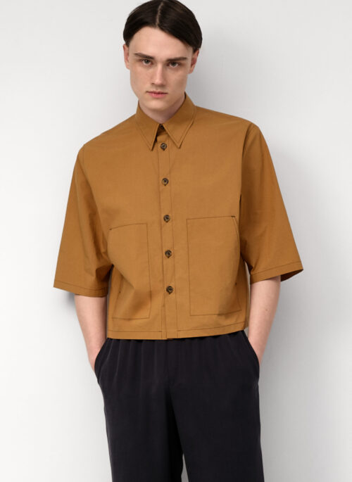Contrast stitch shirt GEMMA