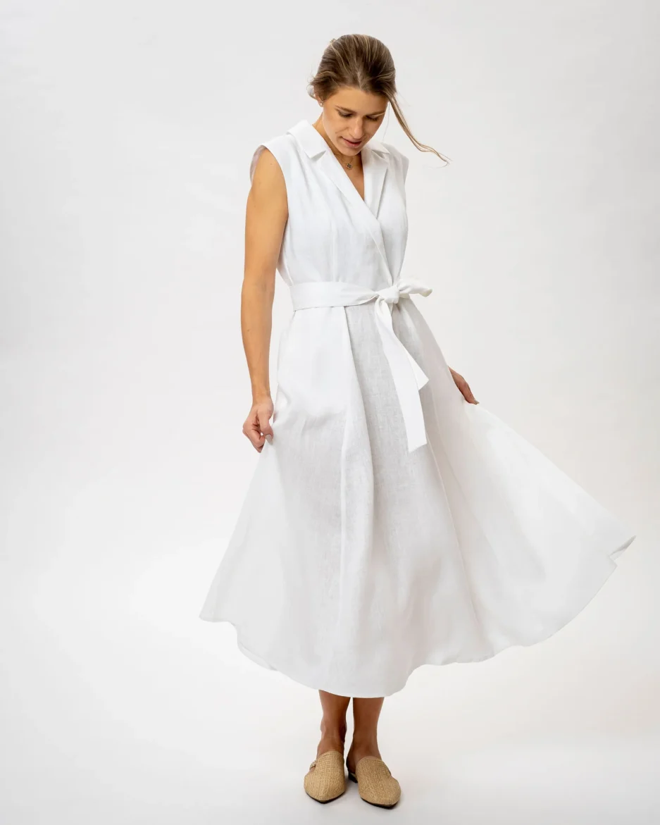 Muulin-Women-Linen-Dress-Berit-White-1