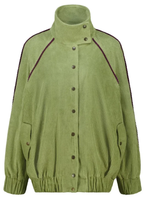 NEO corduroy bomber jacket - olive