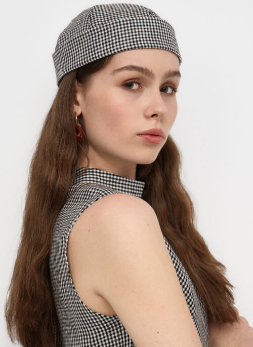 Linen beanie