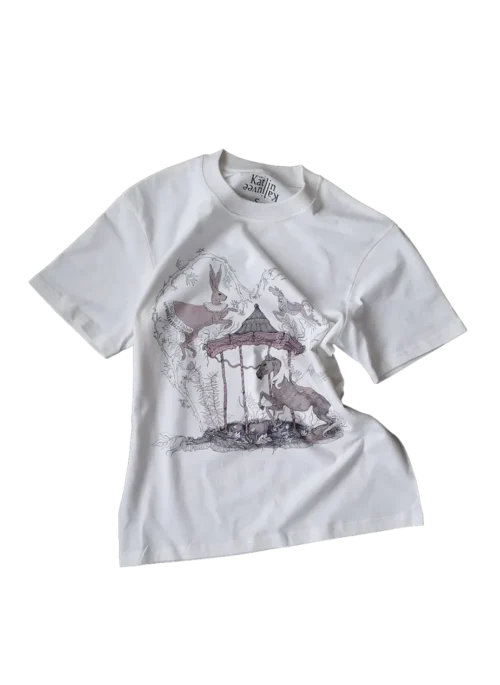 T-shirt Carousel White